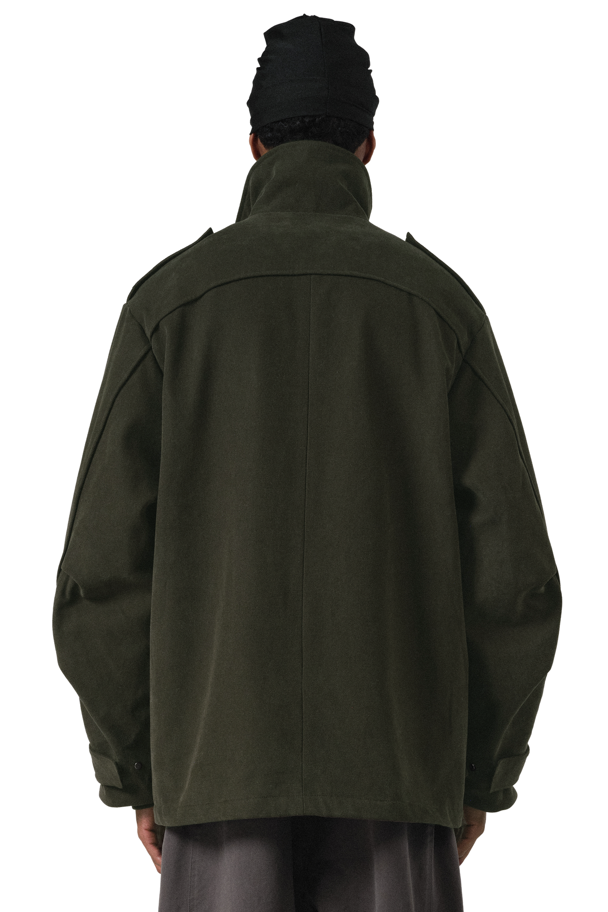 Pilot Parka Coat in Thyme