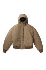 Orb Puffer Coat in Dune