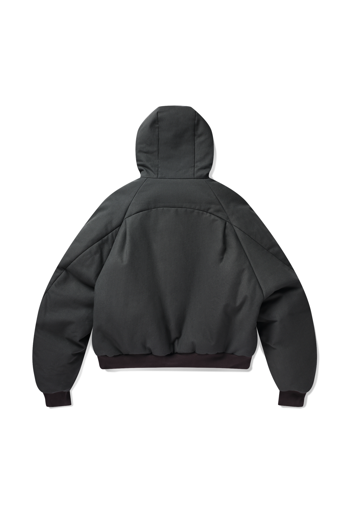 Orb Puffer Coat in Stone Pine