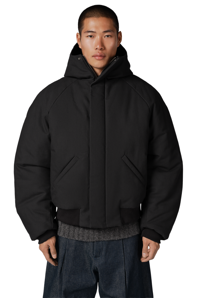 Orb Puffer Coat in Night