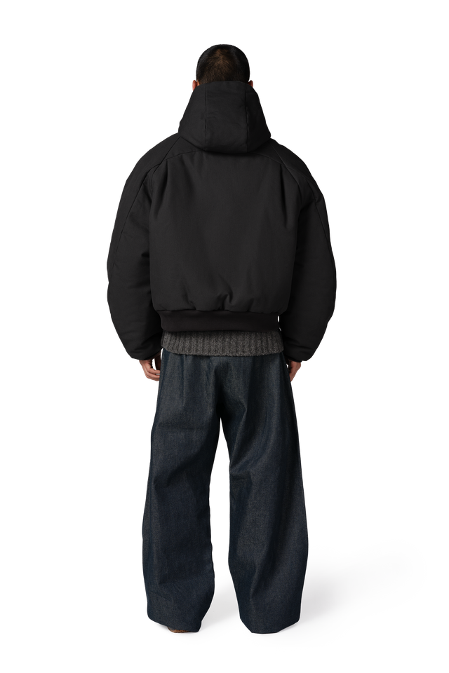 Orb Puffer Coat in Night