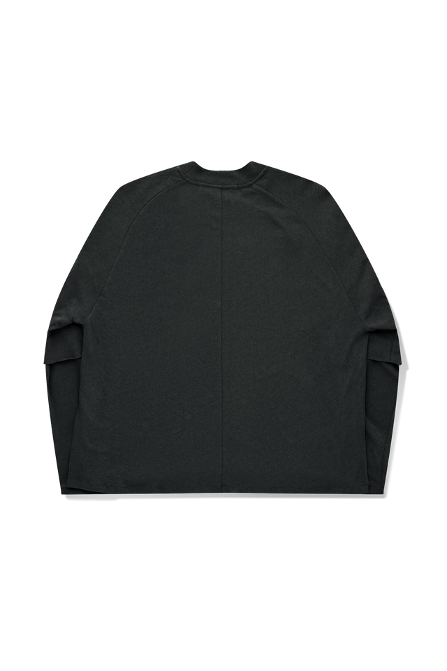 Raglan Layered Top in Cave