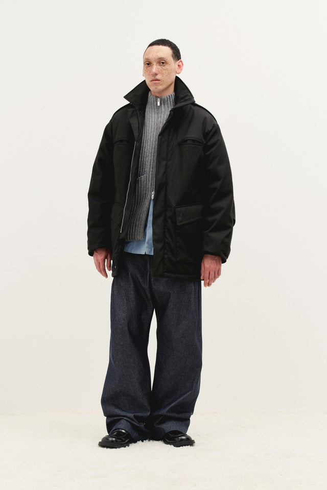 Pilot Parka Coat in Night