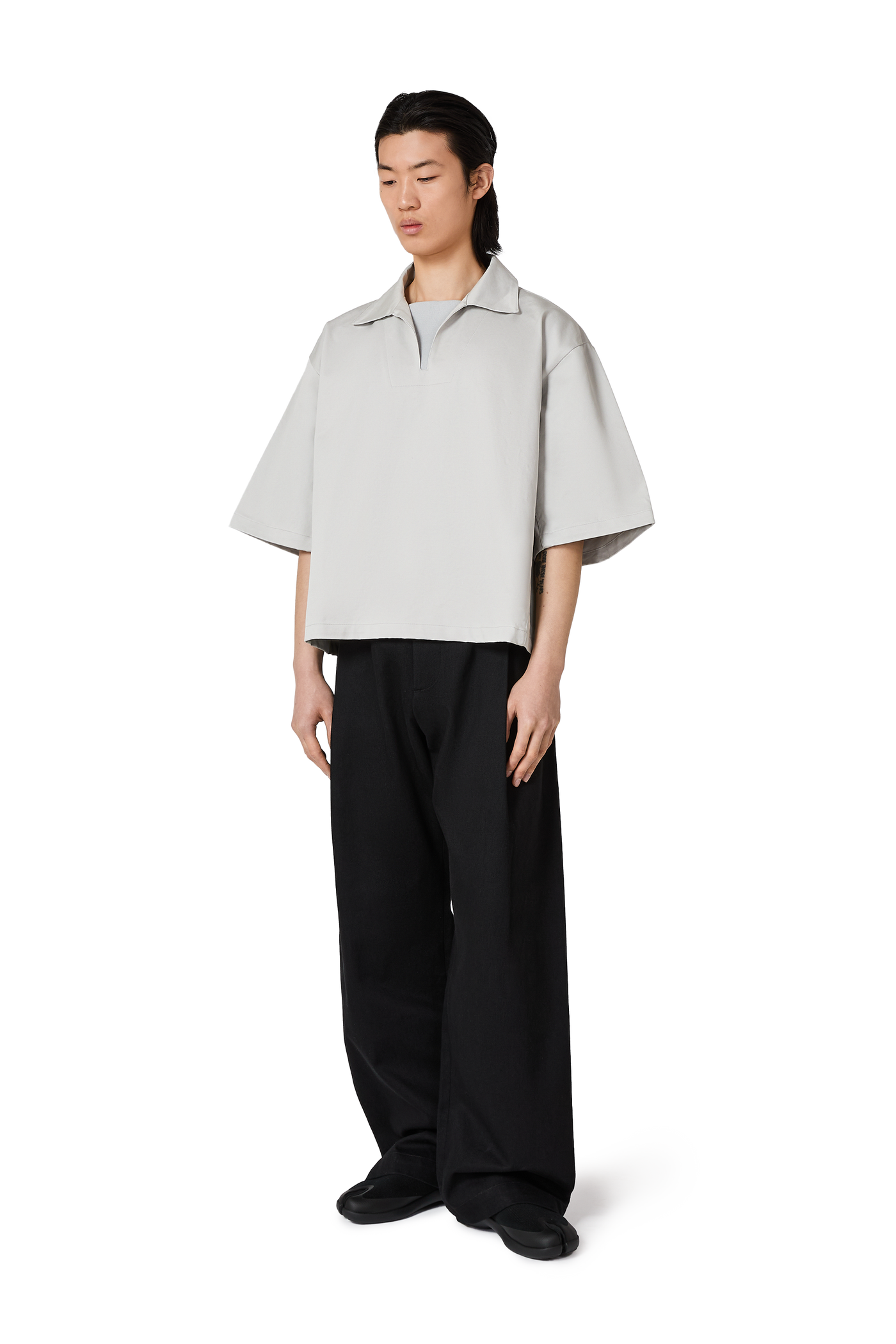 ウェア Seventh Football Box Polo in Off White Football Box Polo in Off White