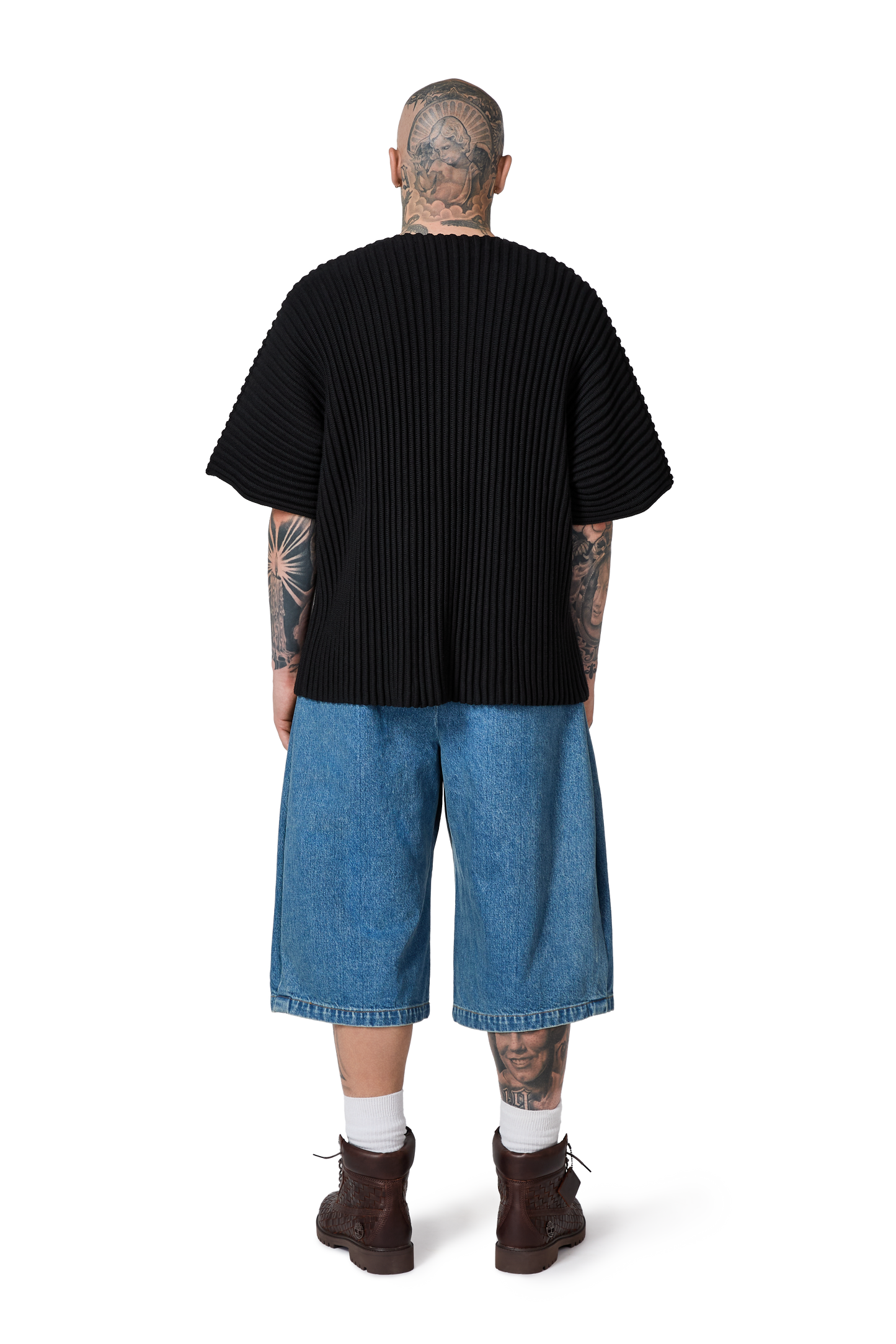 Denim 410 Bermuda Jorts in Vintage Tide Blue Wash