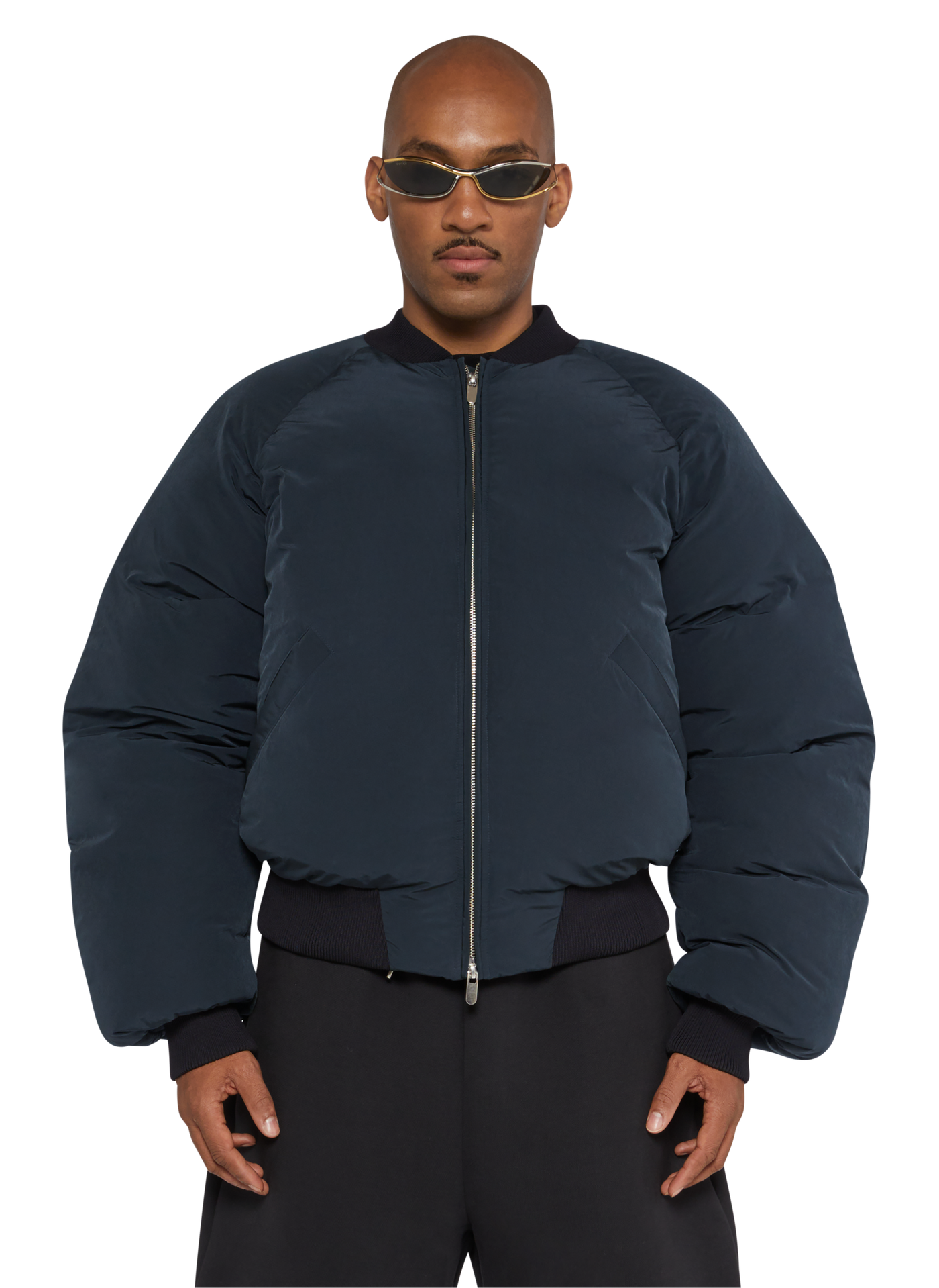 ジャケット・アウター Seventh store sumo coat Jacket Teal Sumo Coat | Mens Navy Insulated Bomber Jacket | Seventhstores