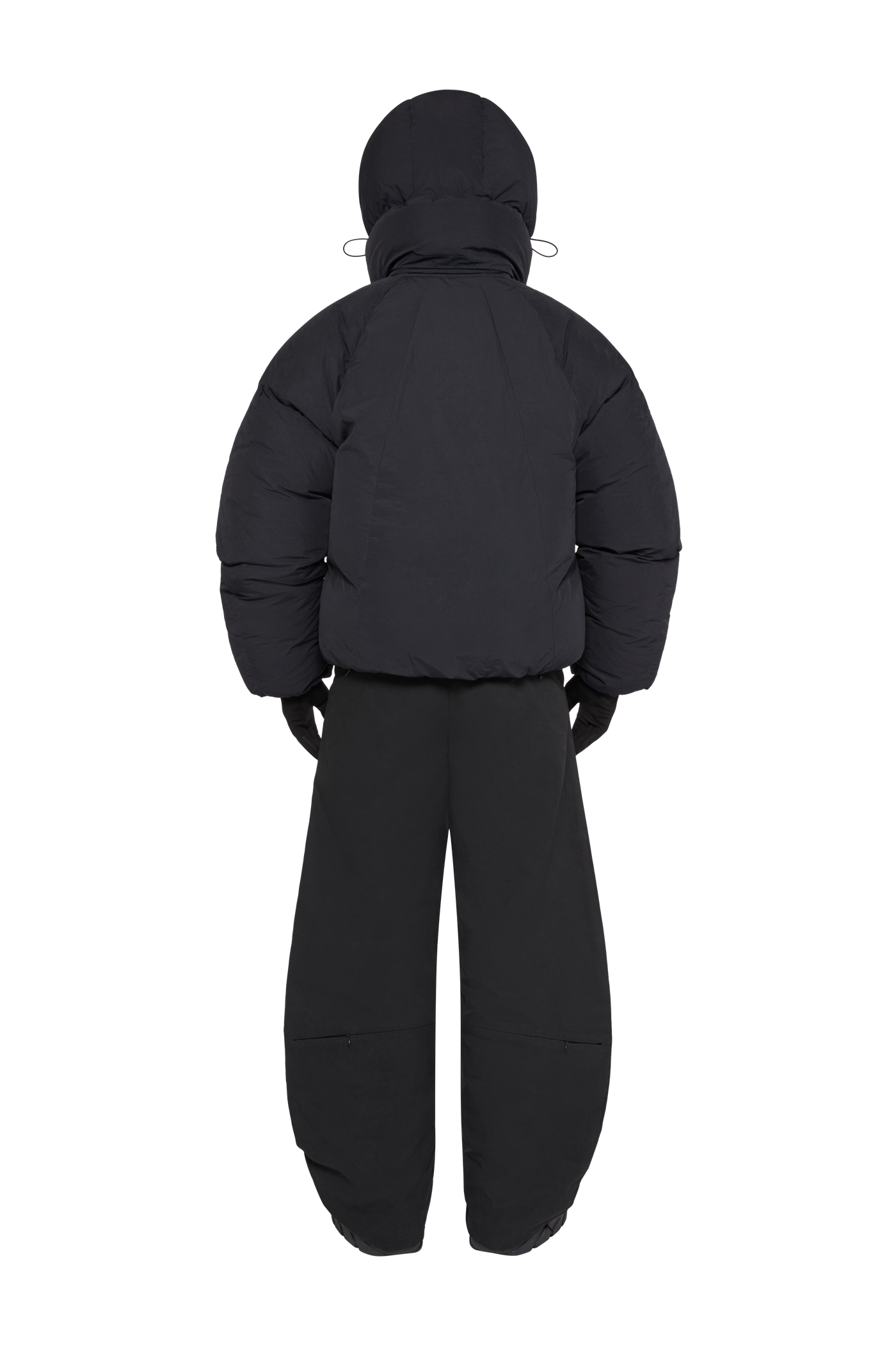 Mens Black Duck Down Insulated Coat