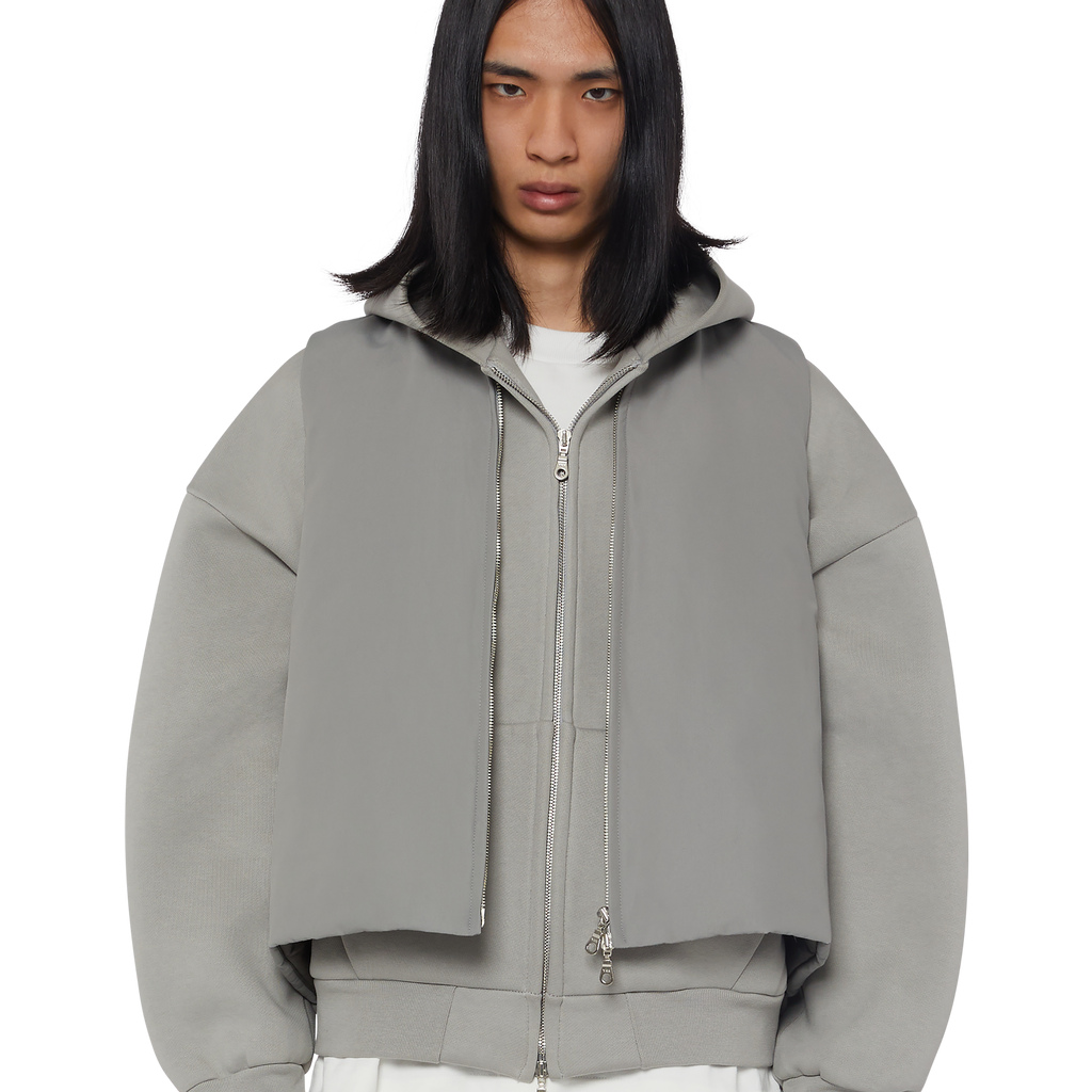 Apollo Body Shield | Mens Grey Insulated Gilet Jacket | Seventhstores
