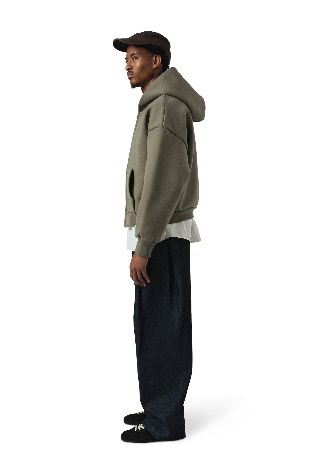 V2 Zip Hoodie in Dune