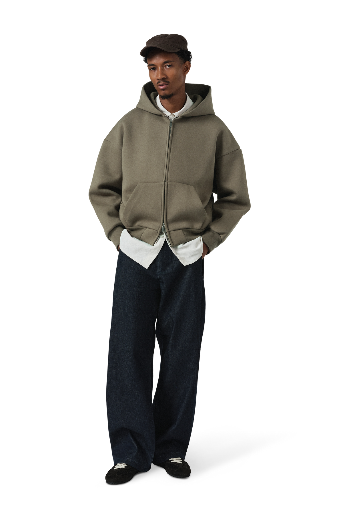 V2 Zip Hoodie in Dune