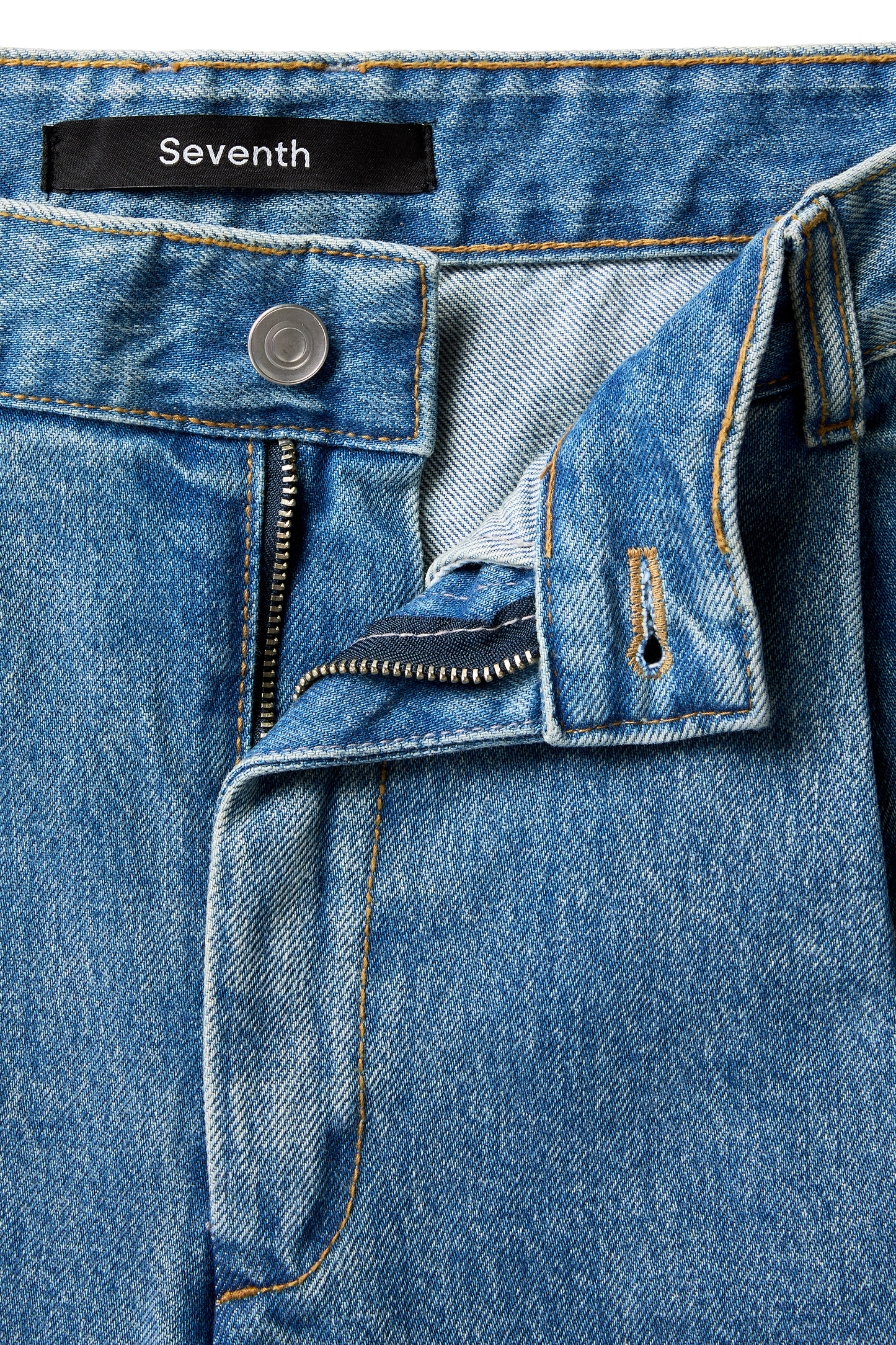 Denim 410 Bermuda Jorts in Vintage Tide Blue Wash