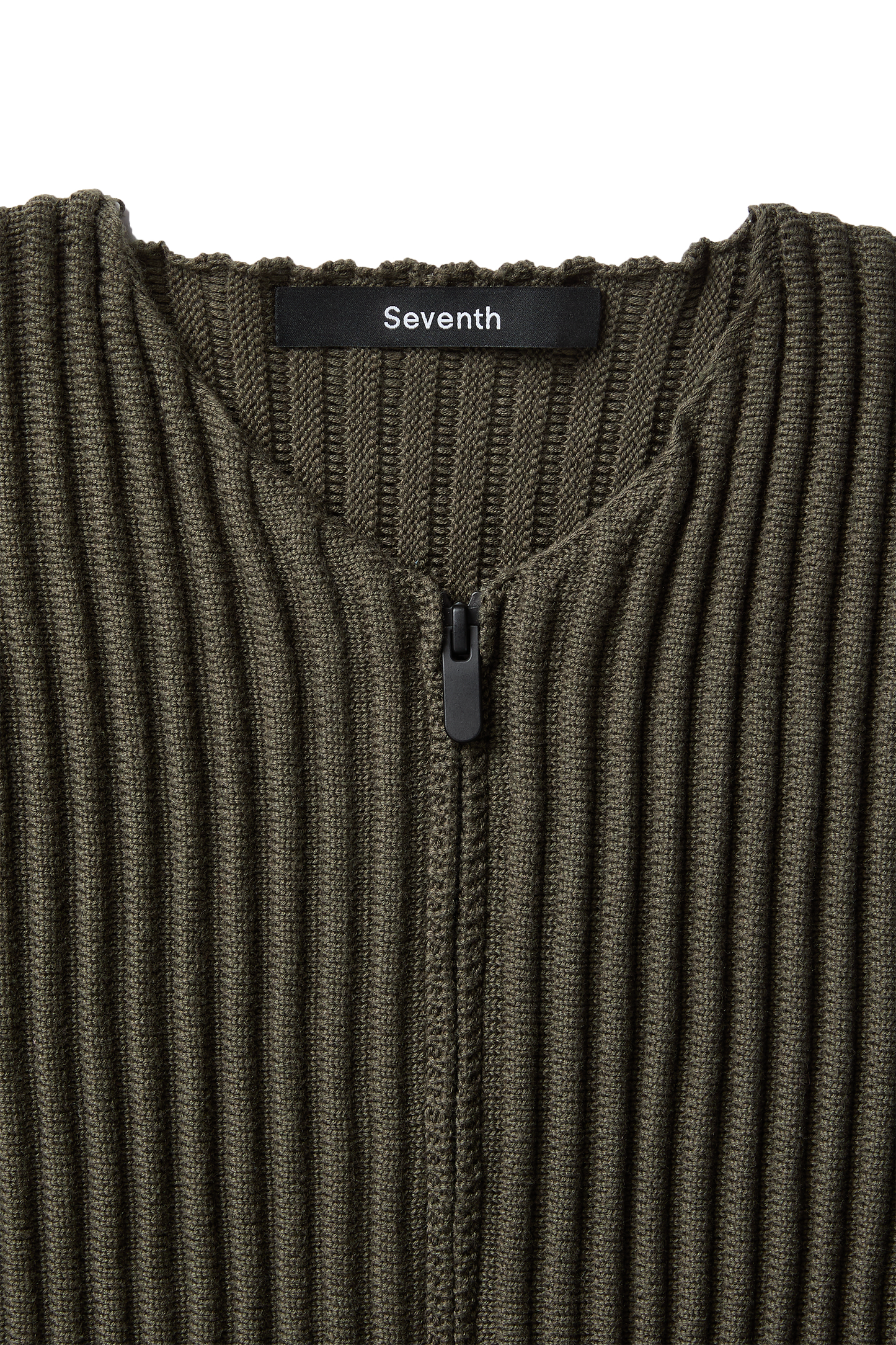 Ribbed Knit Kimono Top in Thyme