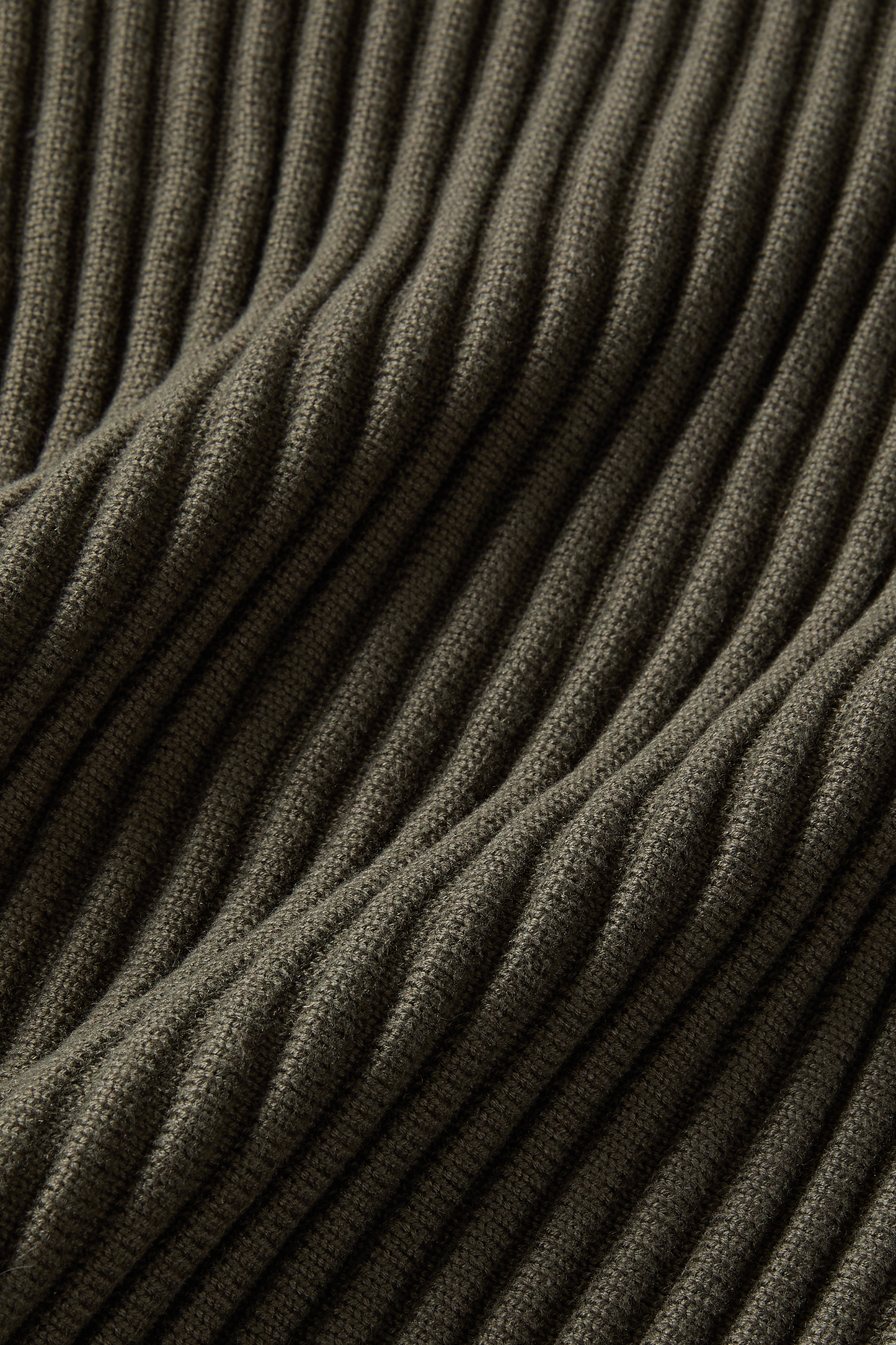 Ribbed Knit Kimono Top in Thyme