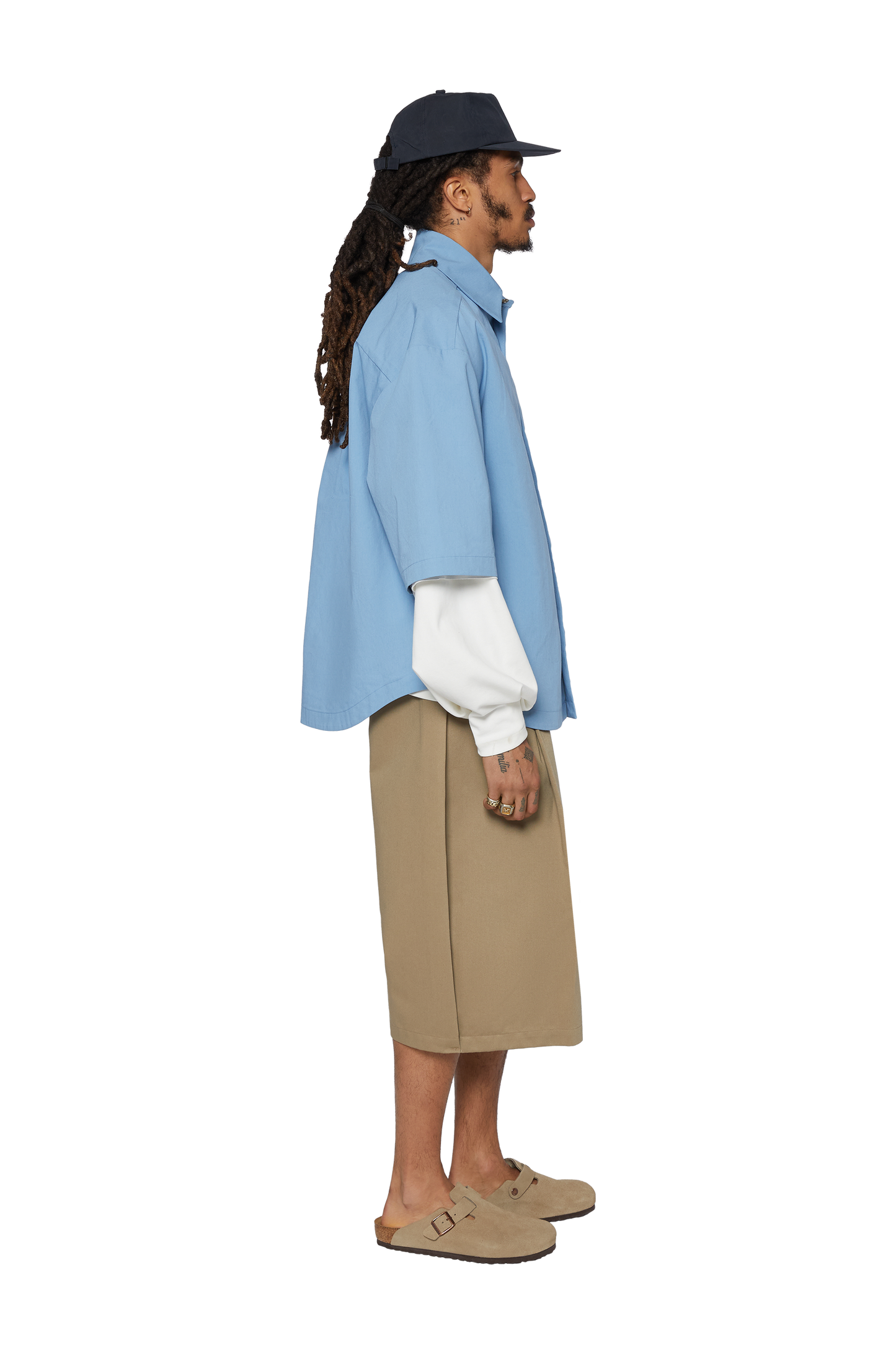 M5 Worker Shirt in Azure Blue