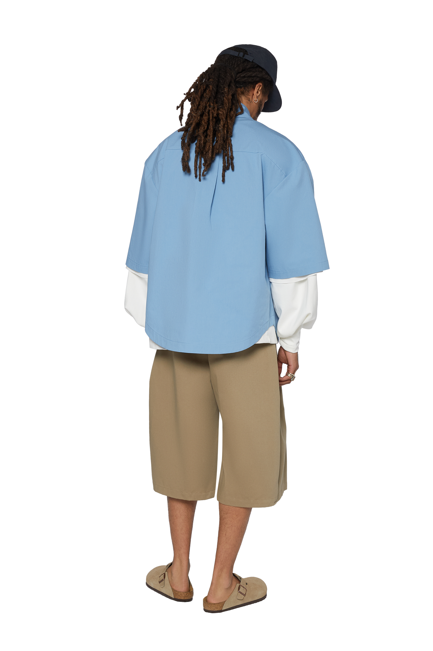 M5 Worker Shirt in Azure Blue