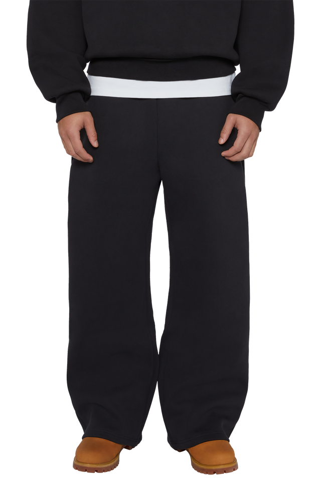 Night V2 Stacks | メンズ ブラック スウェットパンツ | Seventhstores Night V2 Stacks | メンズ ブラック スウェットパンツ | Seventhstores