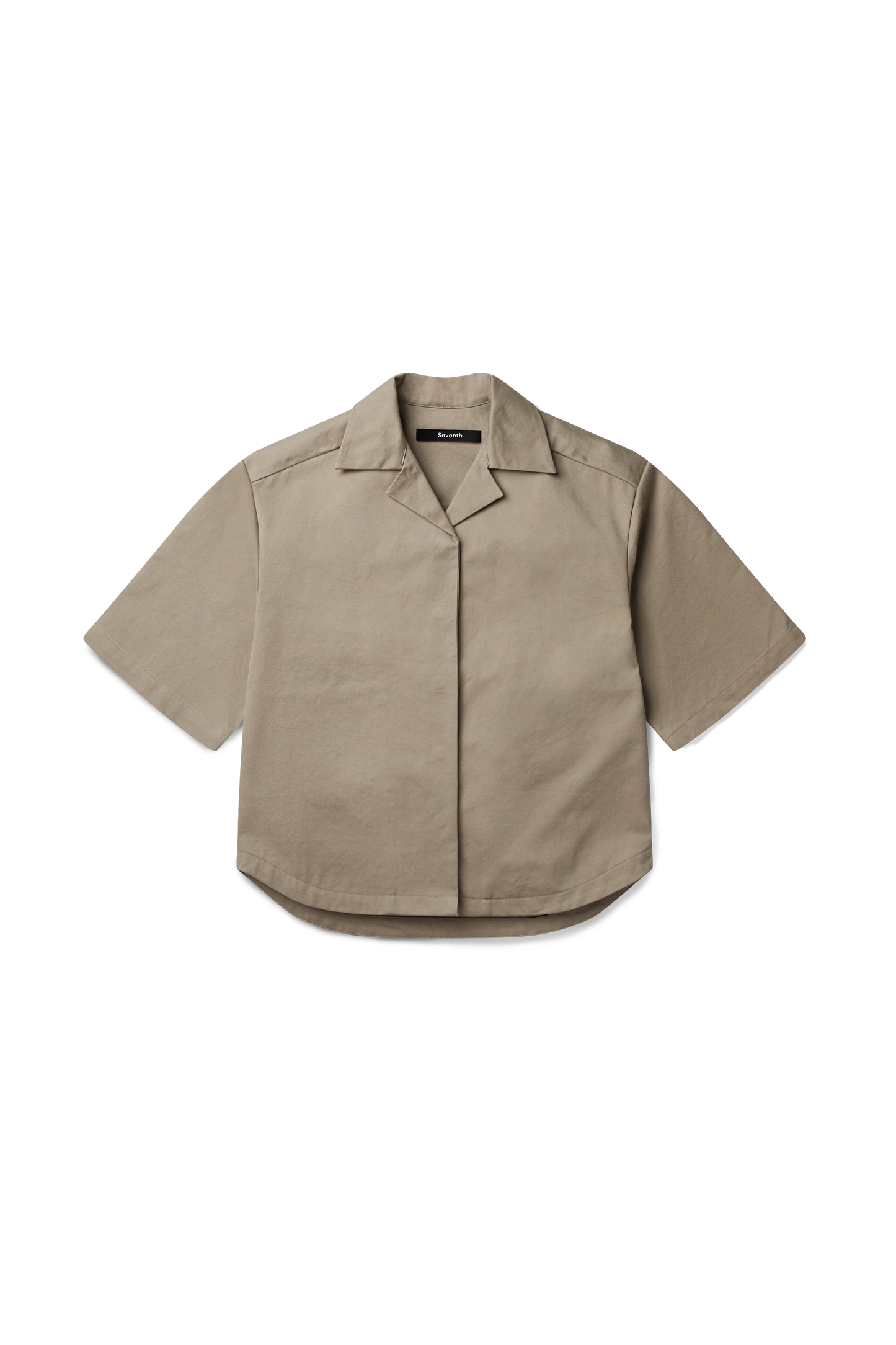 M5 Cuban Collar Shirt in Mushroom
