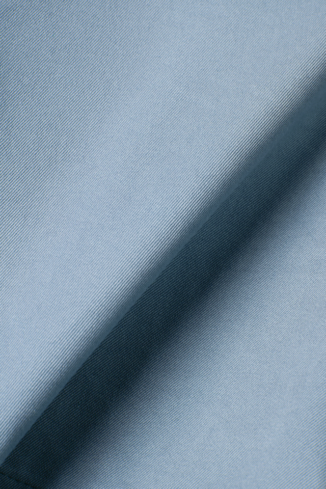 M5 Cuban Collar Shirt in Azure Blue