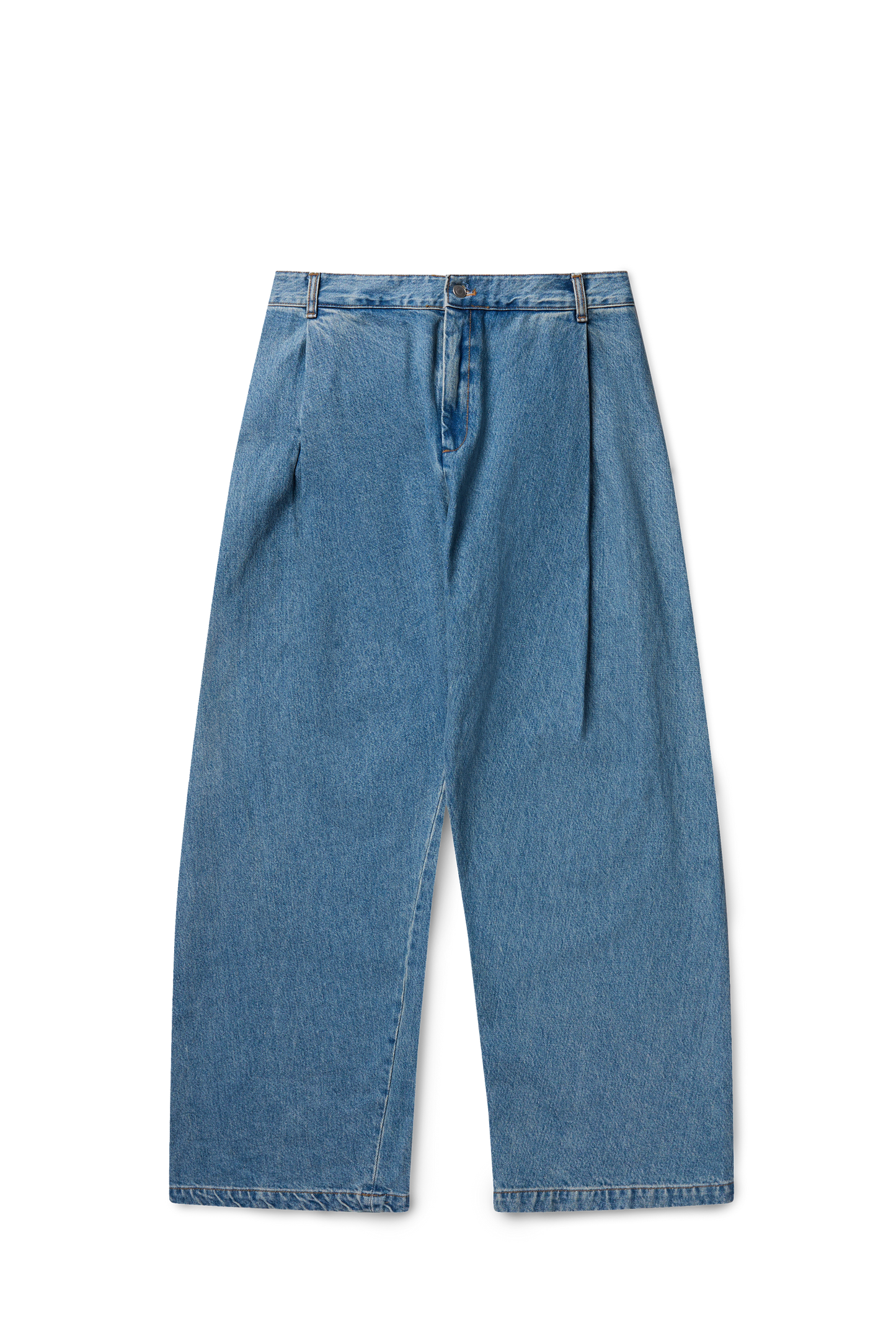 Denim 410 Bermuda Jeans in Vintage Tide Blue Wash