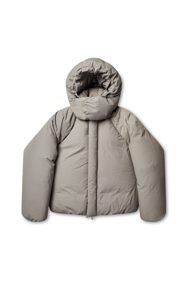 Mens Black Duck Down Insulated Coat