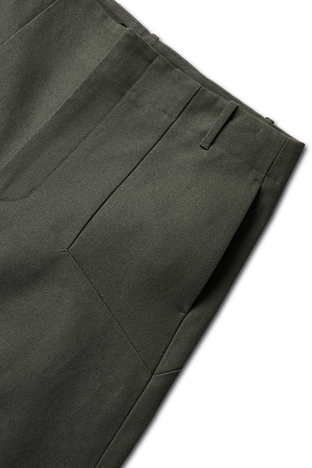 Canvas Workwear Pant in Thyme