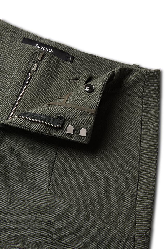 Canvas Workwear Pant in Thyme