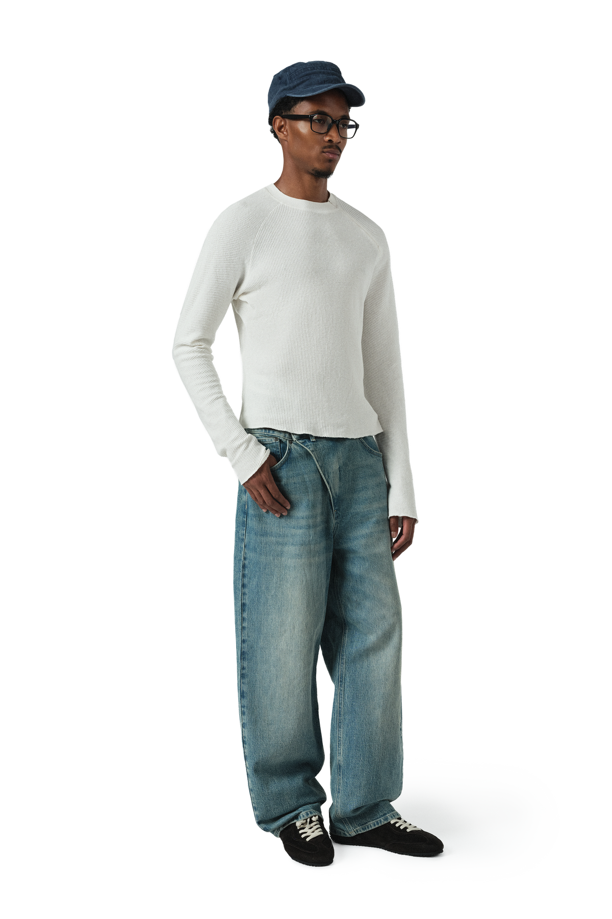 Henley Longsleeve in Dove
