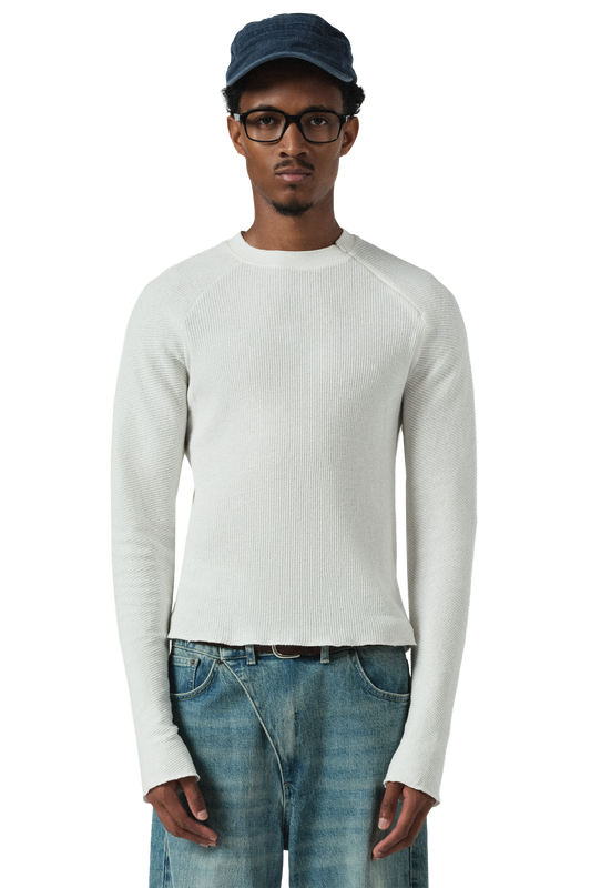 Henley Longsleeve in Dove