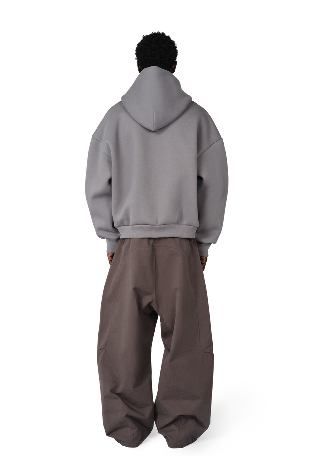 V2 Zipped Hoodie in Powder Blue