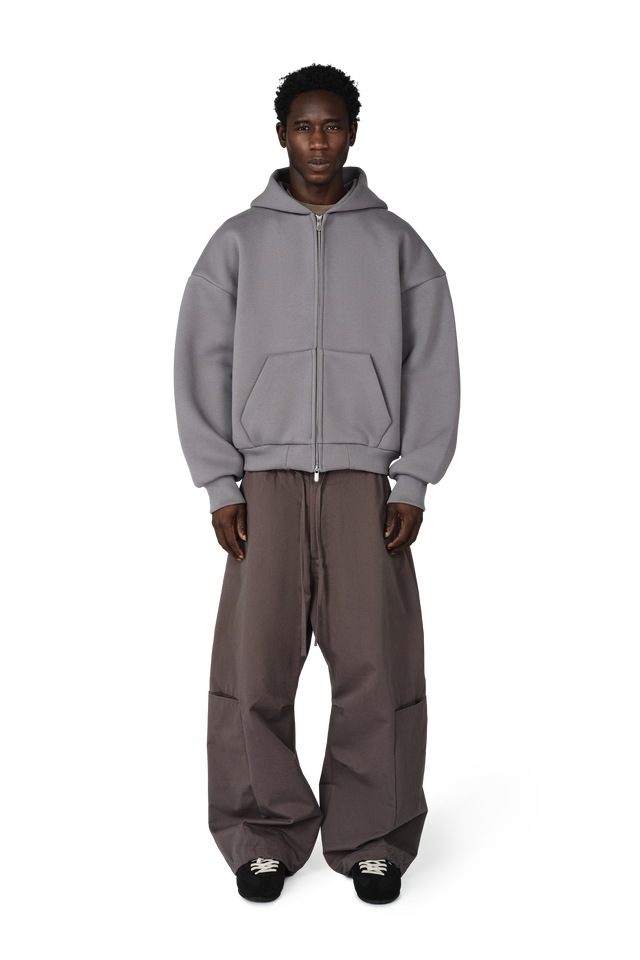 V2 Zipped Hoodie in Powder Blue