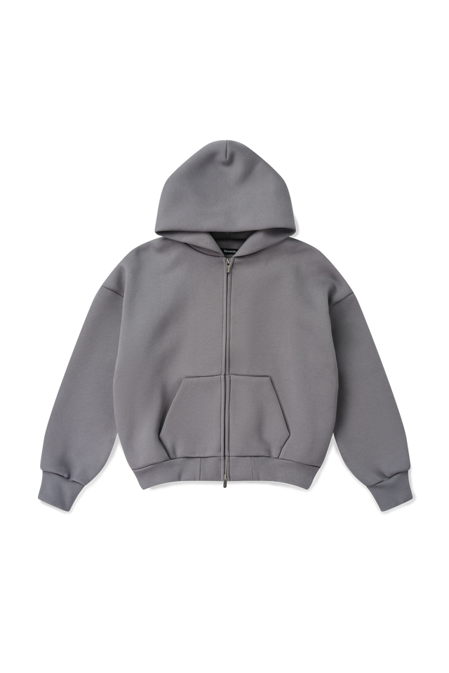 V2 Zipped Hoodie in Powder Blue