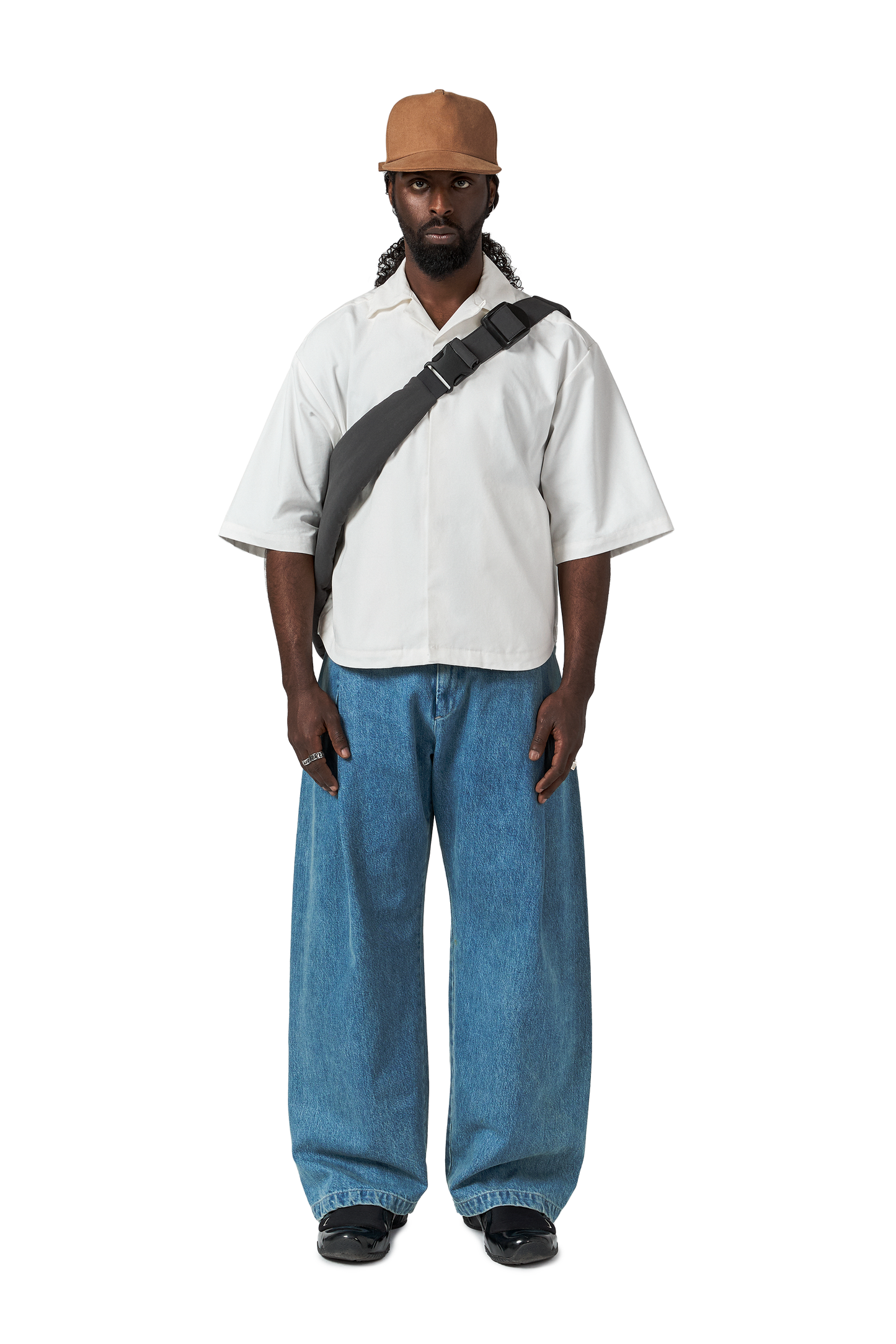 Denim 410 Bermuda Jeans in Vintage Tide Blue Wash