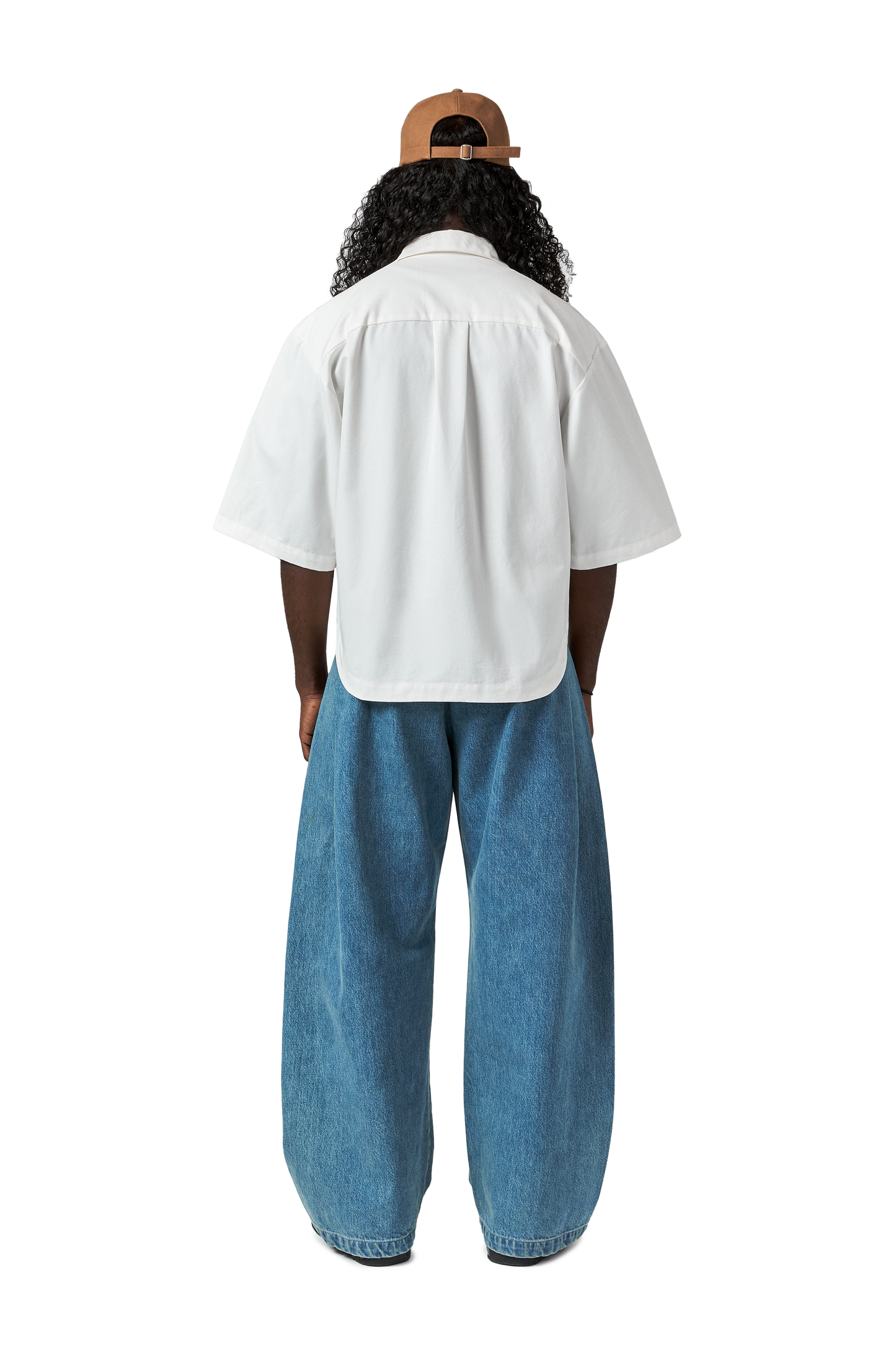 Denim 410 Bermuda Jeans in Vintage Tide Blue Wash