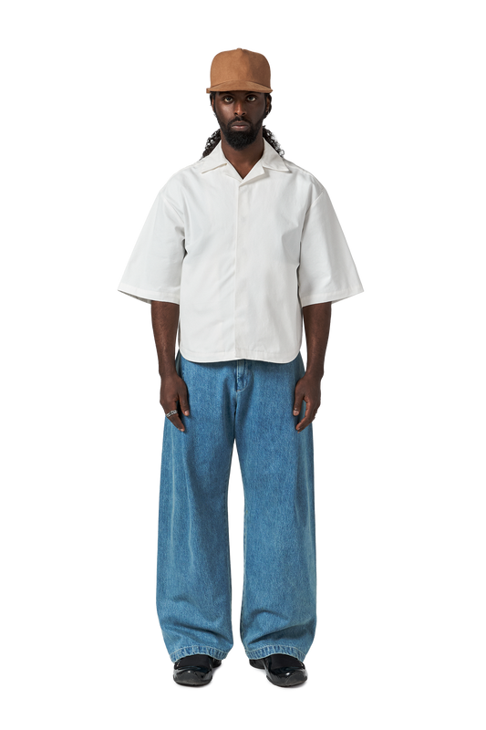 M5 Cuban Collar Shirt in Dove