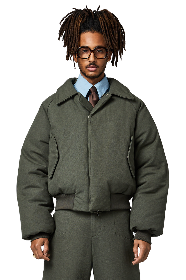 Canvas Aero Coat in Thyme